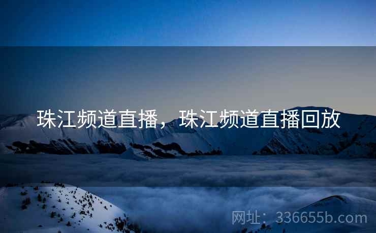 珠江频道直播，珠江频道直播回放