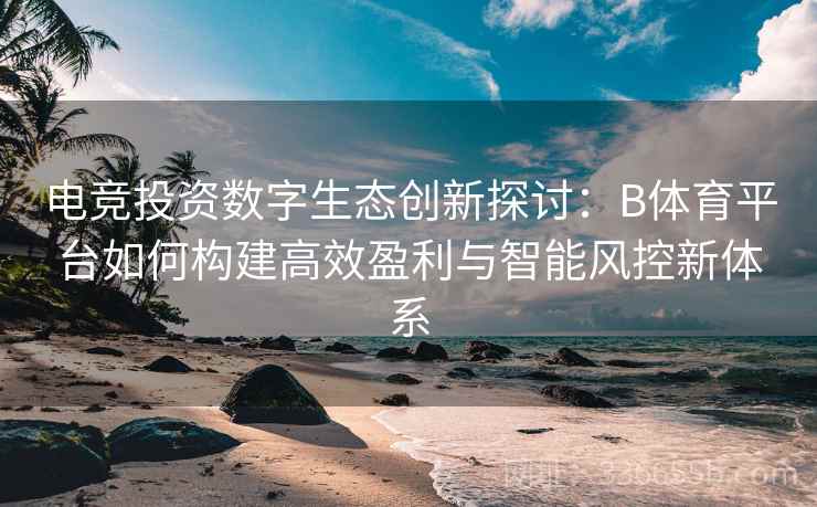 电竞投资数字生态创新探讨：B体育平台如何构建高效盈利与智能风控新体系