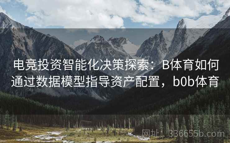 电竞投资智能化决策探索：B体育如何通过数据模型指导资产配置，b0b体育