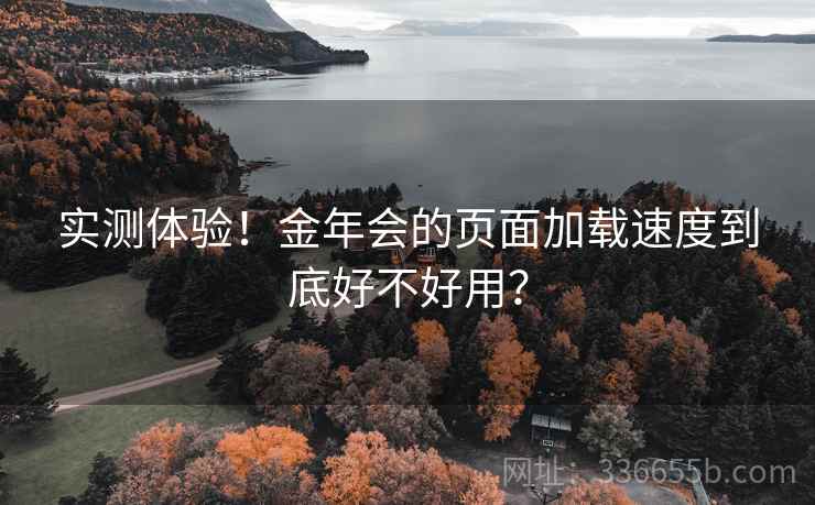 实测体验！金年会的页面加载速度到底好不好用？