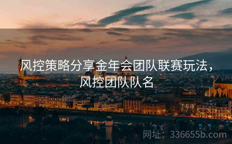 风控策略分享金年会团队联赛玩法，风控团队队名  第1张